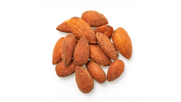 Almonds, Non GMO Canola oil, Salt.

MAY CONTAIN: PEANUTS, OTHER TREE NUTS.
This product may contain shell pieces.