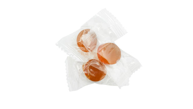 Isomalt, natural or artificial flavour, artificial colour, sucralose.
Contains 14 g sugar alcohol in 15 g
Warning: excess consumption may have a laxative effect
