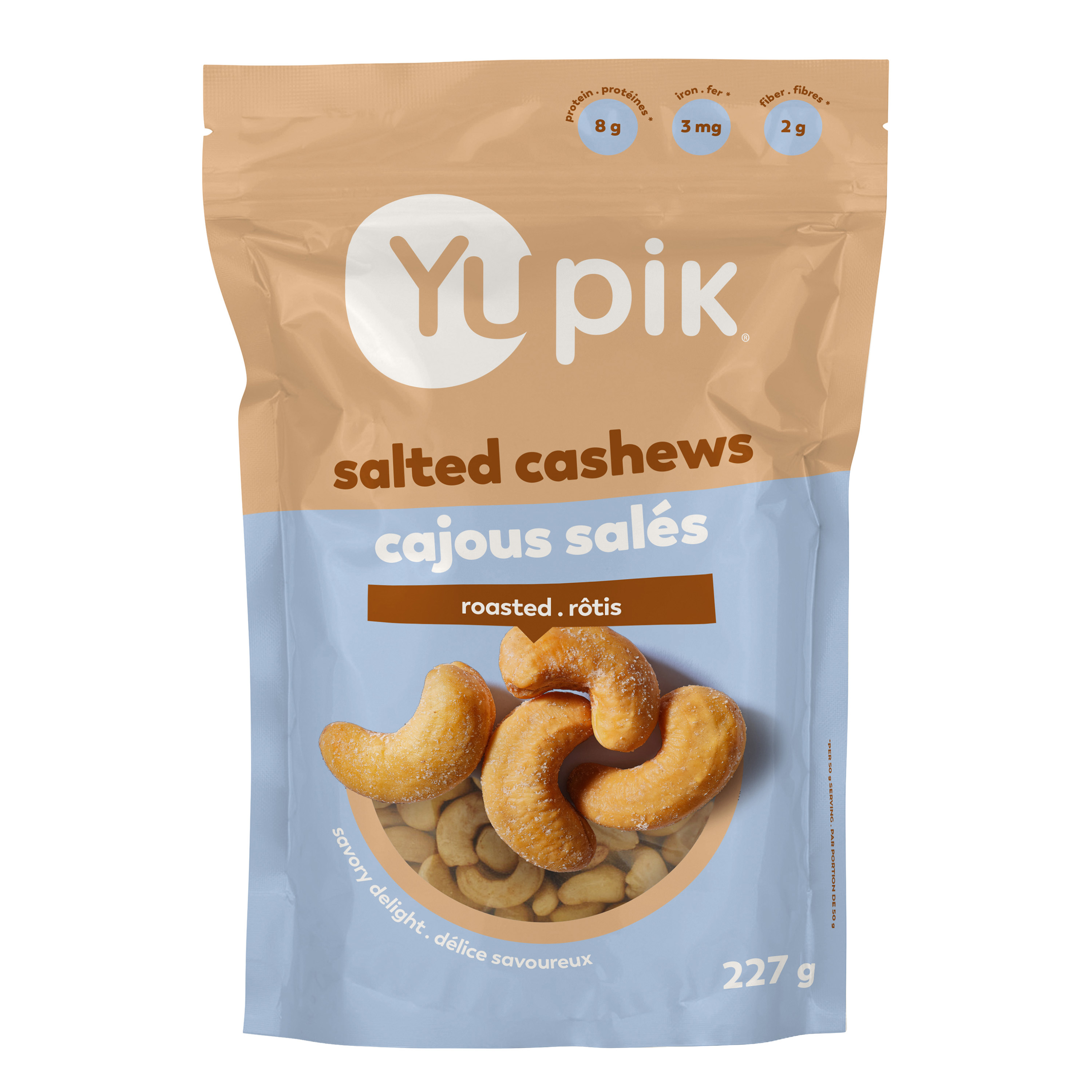 Cashews, Non GMO Canola oil, Salt.
