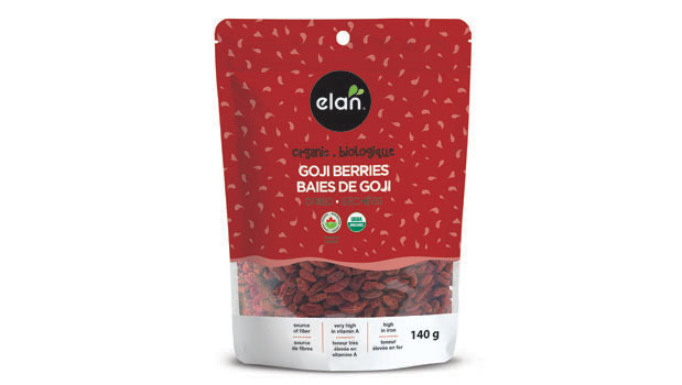 Organic goji berries.