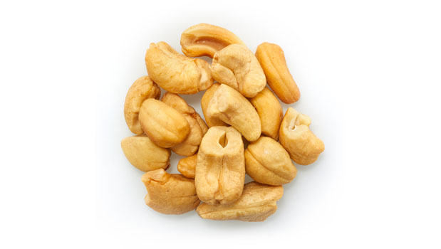 Cashews, Non GMO Canola oil.

May contain: Peanuts, Other tree nuts, Soy.