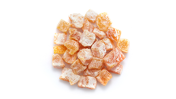 Apricots, sulphur dioxide, rice flourThis product may occasionally contain pits or pit fragments