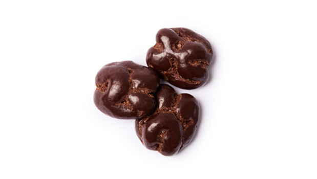 Chocolate coating (unsweetened chocolate, sugar, cocoa butter, soy lecithin (emulsifier/soy), vanilla extract), Walnuts,  Sea salt, Glazing agent (coconut), Polishing agentMay contain: Peanut, Other tree nuts, Milk, Wheat and Sulphites.