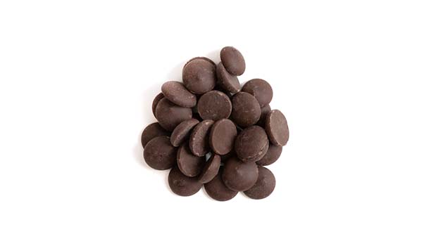 Sucre, Beurre de cacao, chocolat non sucré, Farine de Chufa (Cyperus esculentus), Fibre de maltodextrine, lécithine de tournesol et/ou canola, Arômes naturels