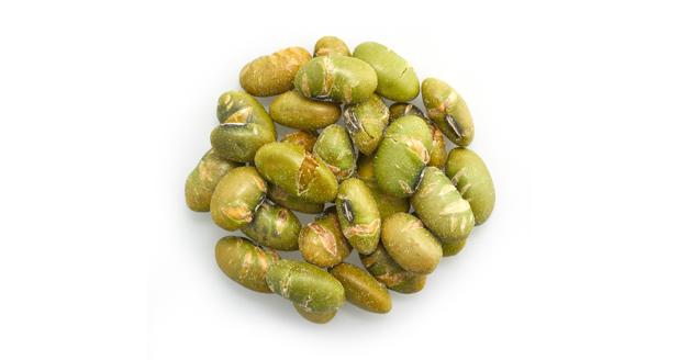 Haricots edamame (soja), sel.