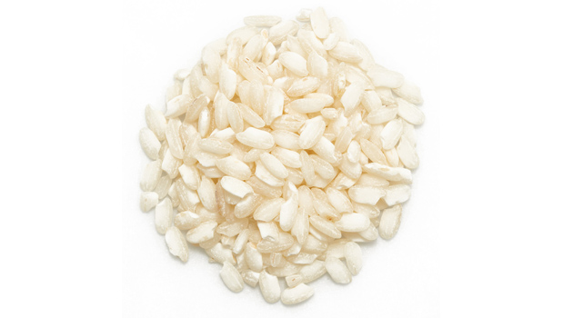 Organic white rice.