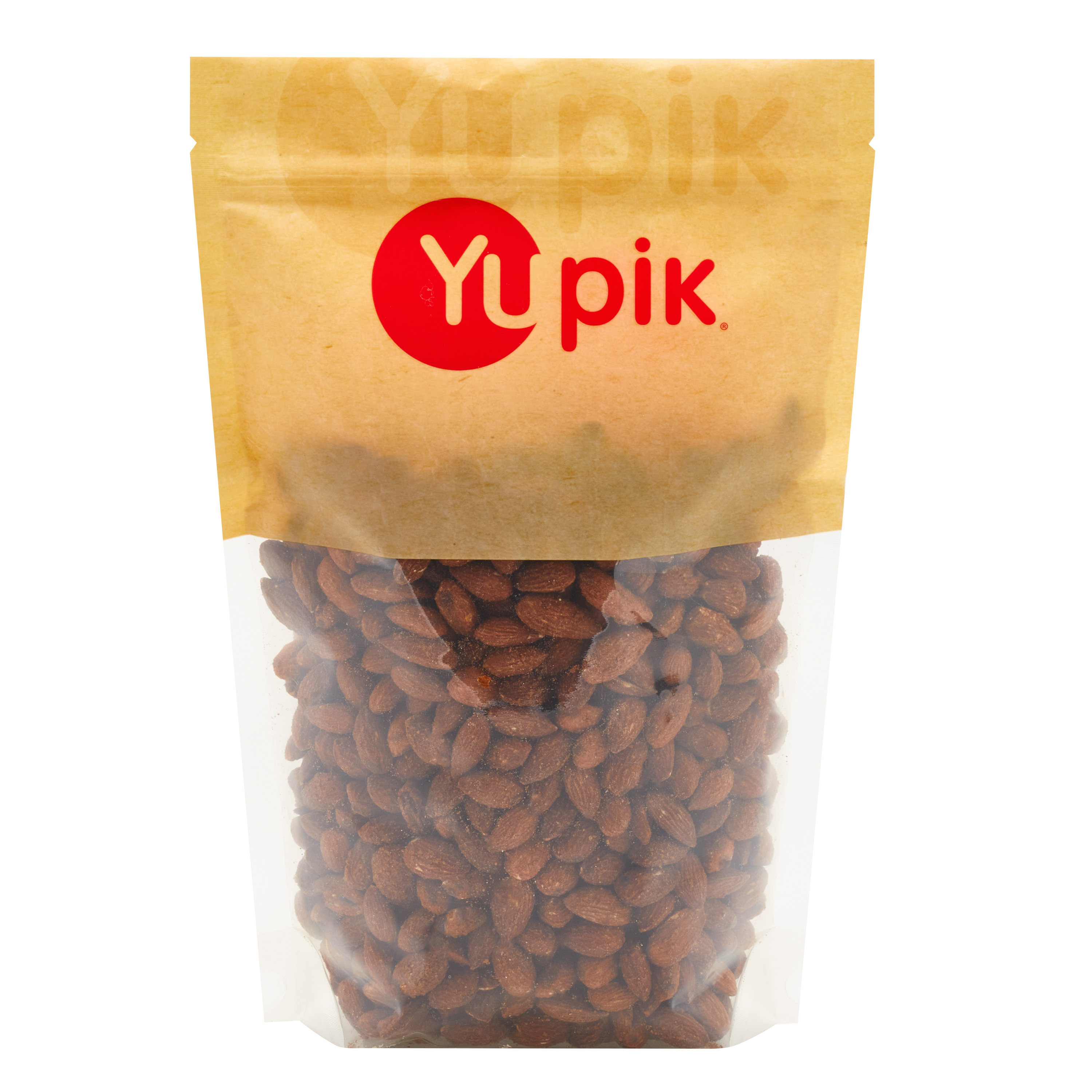 Almonds, Smoked seasoning [sugars (maltodextrin), salt, natural smoke flavour, yeast extract, hydrolyzed plant proteins (corn, soy), silicon dioxide (anti-caking agent)],  Non-GMO canola oilThis product may occasionally contain shell pieces