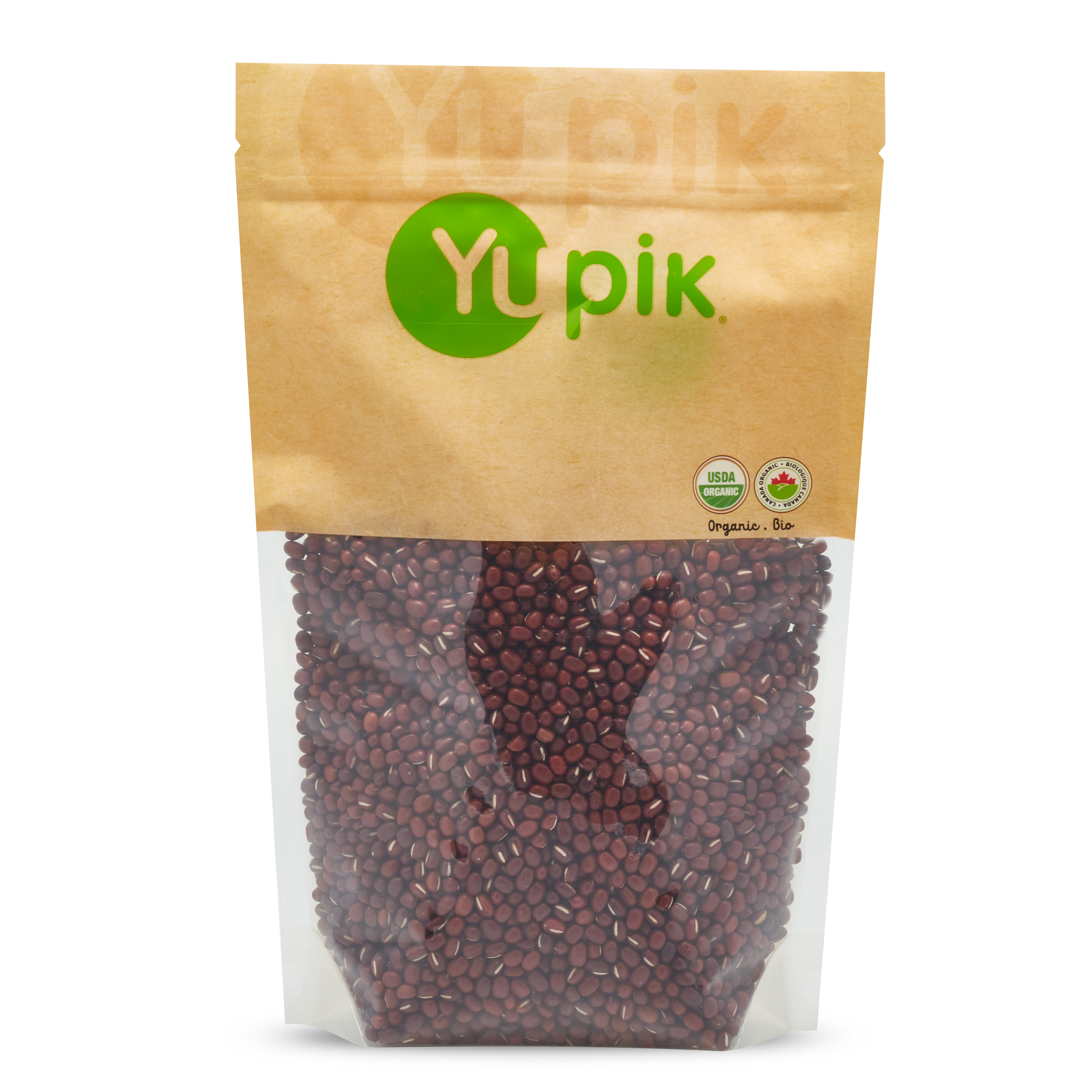 Organic adzuki beans.It is a raw agriculture product. Although it has been mechanically cleaned before packaging, some foreign material may be present. Sort and wash before using.