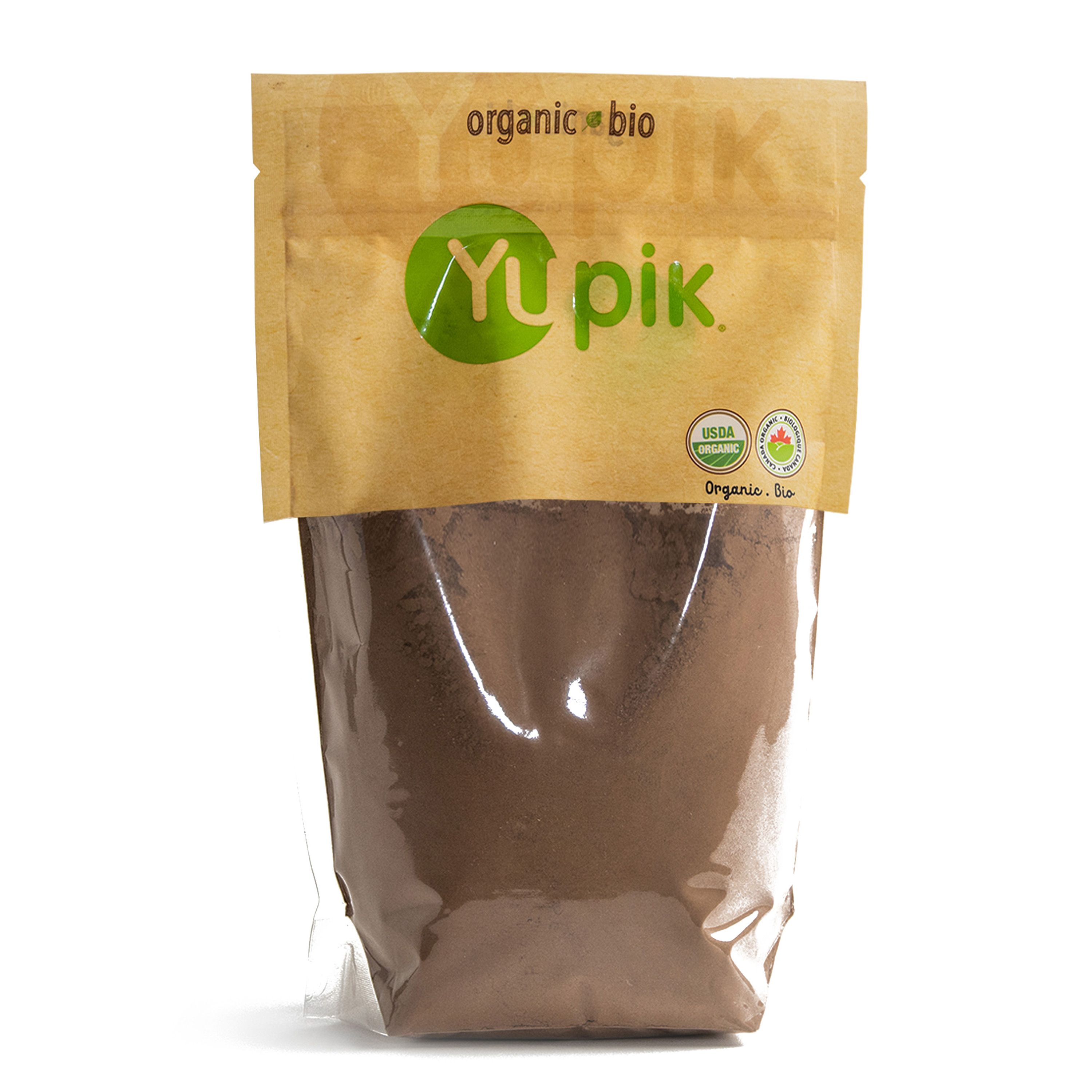 Organic Cane Sugar, Organic alkaline cocoa powder, Potassium carbonate.